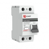 Выключатель дифференциального тока (УЗО) 2п 63А 300мА тип AC ВД-100 PROxima (электромех.) EKF elcb-2-63-300-em-pro