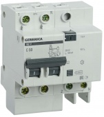 Выключатель автоматический дифференциального тока 2п 50А 100мА АД12 GENERICA ИЭК MAD15-2-050-C-100