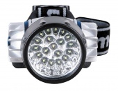 Фонарь налобный LED 5323-19Mx (19 ультра ярких LED 4 режима; 3хR03 в комплекте; метал.) Camelion 8138