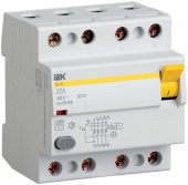 Выключатель дифференциального тока (УЗО) 4п 32А 100мА тип AC ВД1-63 ИЭК MDV10-4-032-100