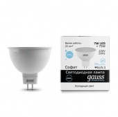 Лампа светодиодная LED Elementary MR16 GU5.3 7Вт 6500К Gauss 13537
