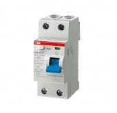 Выключатель дифференциального тока (УЗО) 2п 63А 100мА тип AC F202 ABB 2CSF202001R2630