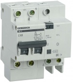 Выключатель автоматический дифференциального тока 2п 63А 300мА АД12 GENERICA ИЭК MAD15-2-063-C-300
