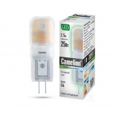 Лампа светодиодная LED2.5-JD-SL/845/G4 2.5Вт капсульная 4500К белый G4 220лм 207-244В Camelion 12348
