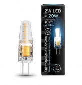 Лампа светодиодная G4 2Вт капсульная 4100К белый G4 200лм 12В GAUSS 207707202