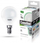 Лампа светодиодная LED8-G45/845/E14 8Вт шар 4500К белый E14 750лм 170-265В Camelion 12393