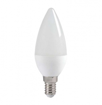 Лампа светодиодная ECO C35 свеча 7Вт 230В 4000К E14 ИЭК LLE-C35-7-230-40-E14