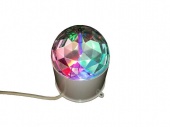 Лампа светодиодная "Диско" 3LED RGB 6Вт шар 220В многоцв. IP20 Neon-Night 601-252