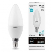 Лампа светодиодная LED Elementary Candle E14 8Вт 4100К Gauss 33128