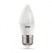 Лампа светодиодная LED8-C35/845/E27 8Вт свеча 4500К белый E27 750лм 170-265В Camelion 12390