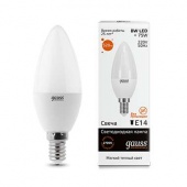 Лампа светодиодная LED Elementary Candle E14 8Вт 3000К Gauss 33118