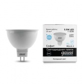 Лампа светодиодная LED Elementary MR16 GU5.3 5.5Вт 6500К Gauss 13536