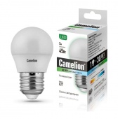 Лампа светодиодная LED5-G45/845/E27 5Вт шар 4500К белый E27 405лм 220-240В Camelion 12030