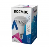 Лампа светодиодная LED R50 8Вт 220В E14 4500К Космос Lksm_LED8wR50E1445