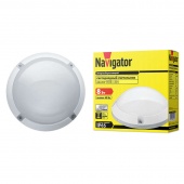 Светильник LED 94 829 NBL-PR1-7-4K-WH-IP65-LED / NBL-PR1-8-4K-WH-IP65-LED 4000К IP65 (аналог НПП 1301 бел. круг) Navigator 94829