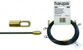Протяжка кабельная 10м из перлона d3 стальные наконечник поисковая пружина HAUPA 150222